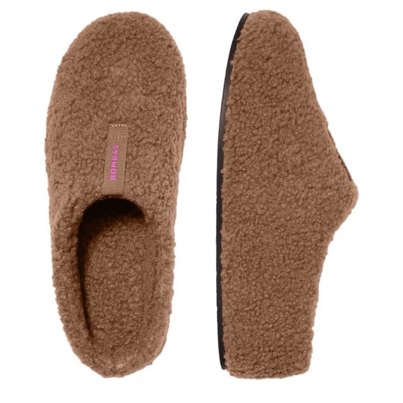 Bombas Shoes - Bombas brown sunday fleece sherpa fuzzy wool slippers womens 8